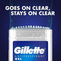 Gillette High Performance Anti-Persprint Clear Gel Deodorant Stick For Men Underarm Roll On Anti Odour, 70ml, Cool Wave
