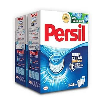 Persil Powder Laundry Detergent, For Top Loading Washing Machines, With Deep Clean Plus Technology For Perfect Cleanliness And Long-Lasting Freshness, Pack Of Two, 2 x 2.25 KG
