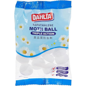 Dahlia Napthalene Moth Ball Triple Action Toilet Cleaner Tablet