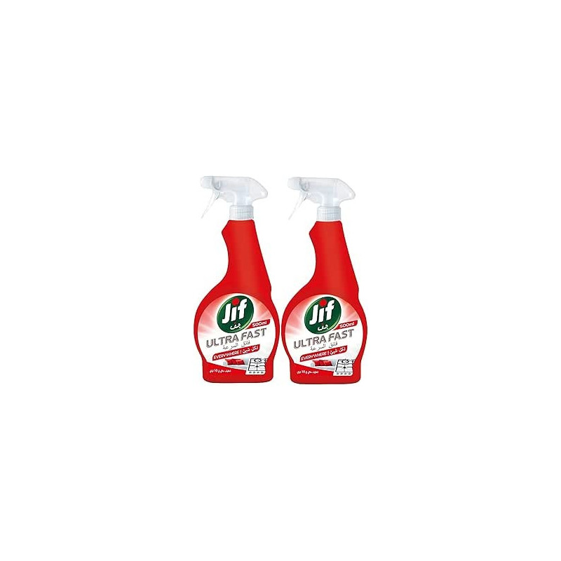 Jif Everywhere Multi-Purpose Cleaning Spray, 500 ml, Pack Of 2