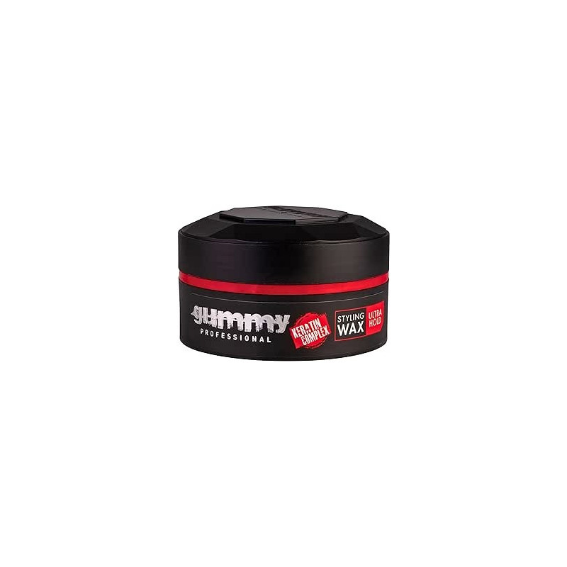 Gummy Professional Styling Diamond Series Wax Ultra Hold, 150ml, Red/Black