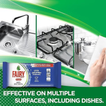 Fairy Kitchen Wipes With Alternative Power To Bleach For Dishes And Kitchen Surfaces, Antibacterial, 70 Wipes