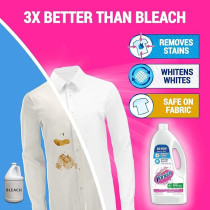 Vanish Crystal White Laundry Stain Remover Liquid For White Clothes 1L Plus Laundry Stain Remover Liquid For White And Coloured Clothes 1L, Pack Of 2