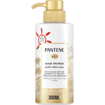 Pantene Pro V Hair Primer, A Pre Wash Detangler To Moisturize And Prevent Tangling And Breakage, Anti Fall Solution, 300ml