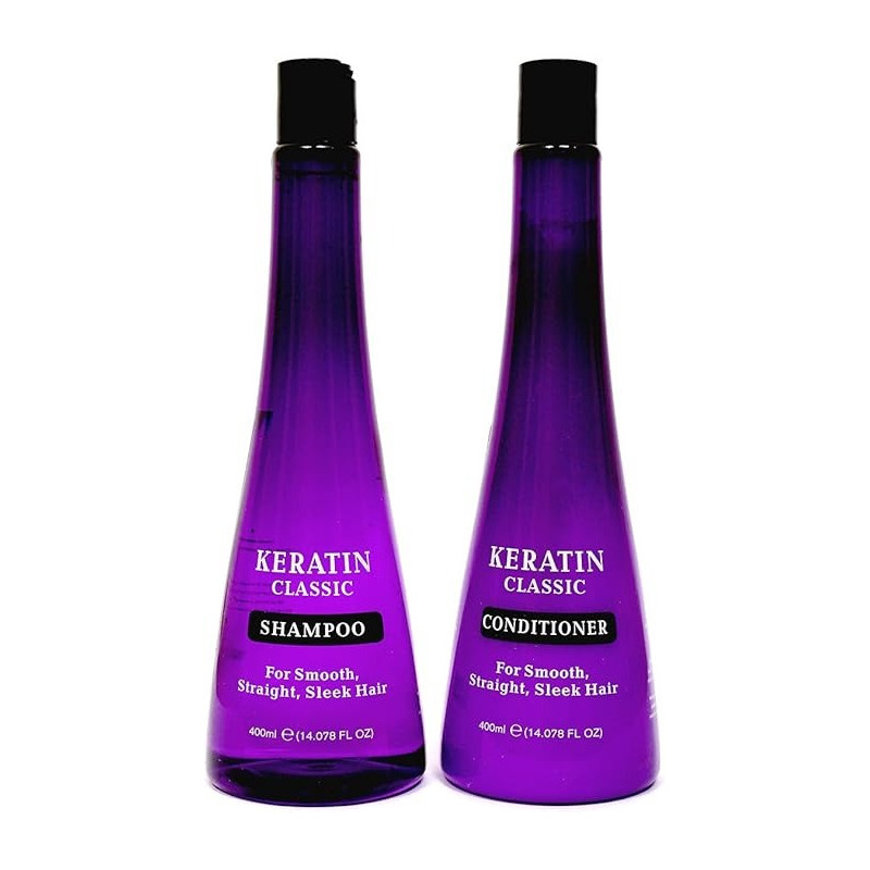 Keratin Classic Shampoo And Conditioner Combo Pack, 400ml