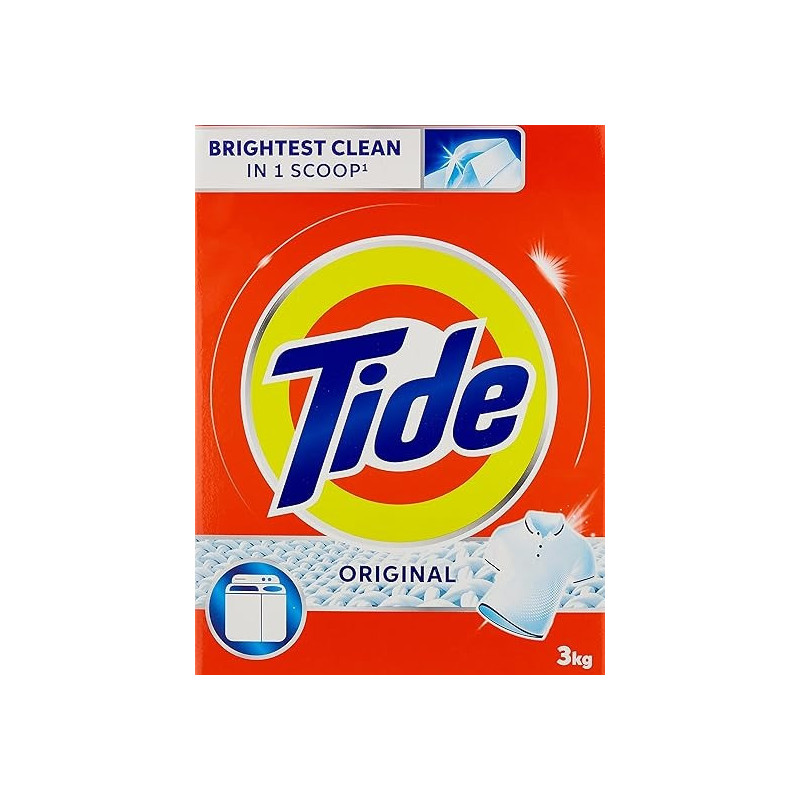 Tide Automatic Powder Laundry Detergent Original Scent, 3Kg