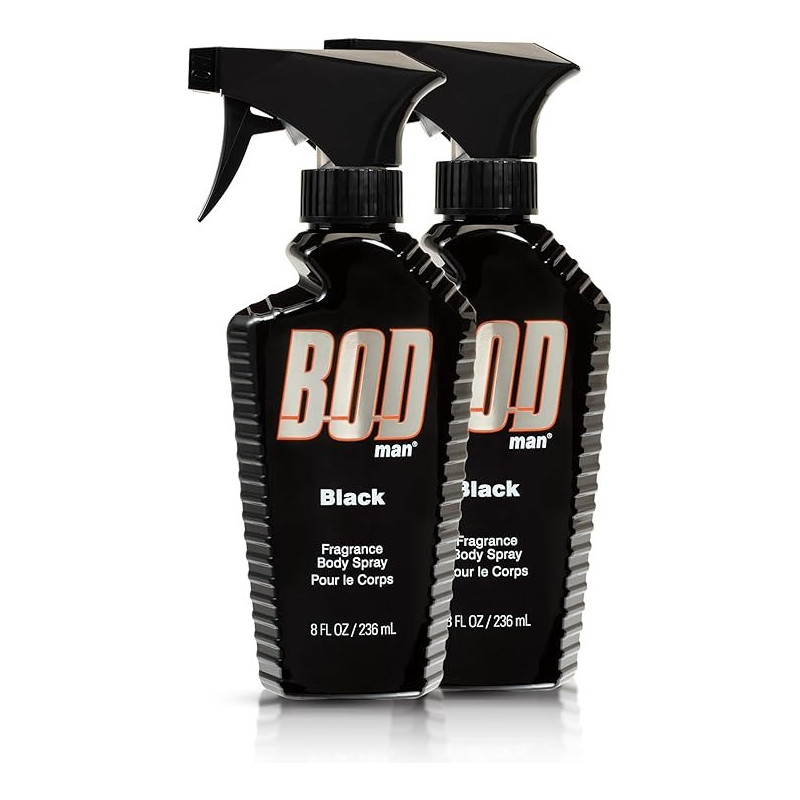 Bod Man Fragrance Body Spray, Black, 236ml, Pack Of 2