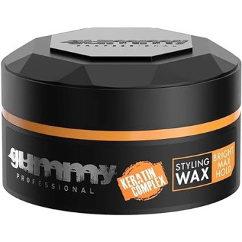 Gummy Professional Bright Finish Wax, Black/Orange, Pack Of 1, 150 ml