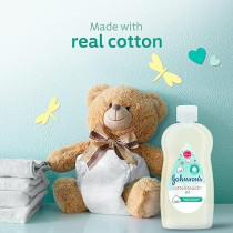 Johnsons Baby Clinically Proven Mildness Cotton Touch Baby Oil, 200ml, Gentle Hypoallergenic Newborn Baby Oil