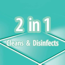 Ajax 2 In 1 Antibacterial All Purpose Disinfectant Cleaner, Kills 99.9 Percent Of Germs, Ocean Fresh Floor Cleaner, Bleach Free, 1.5L x Pack Of 2