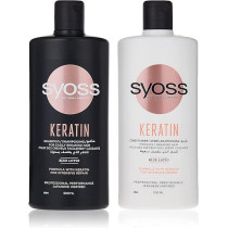 Syoss Keratin Perfection Shampoo Plus Conditioner For Hair, 500 ML