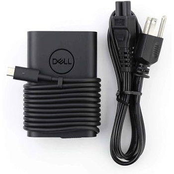 Dell Laptop Charger 65W AC Power Adapter With Type C Tip Include Cord For Xps12