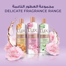 Lux Moisturising Body Wash Soft Rose For All Skin Types, 700ml, Pack Of 2