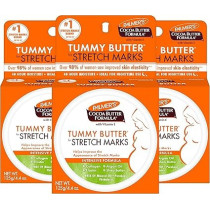 Palmer's Cocoa Butter Formula Tummy Butter Balm For Stretch Marks And Pregnancy Skin Care, Pack Of 3, 125 G