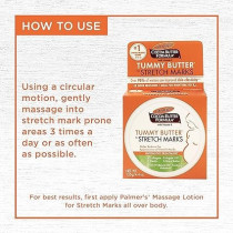 Palmer's Cocoa Butter Formula Tummy Butter Balm For Stretch Marks And Pregnancy Skin Care, Pack Of 3, 125 G
