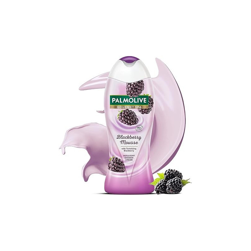 Palmolive Cream Gourmet Spa Blackberry Shower Gel For Unisex, 500 ml