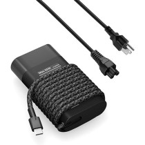 Roayewey New Slim 65W HP Laptop Charger USB C Chromebook Charger For HP Spectre X360 14 2 In 1,Elitebook x 360, Pavilion Envy Elite x 2 Fast Charging Type C Travel Laptop Power Adapter, Black