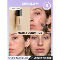 Sheglam Complexion Pro Long Lasting Breathable Matte Foundation Porcelain