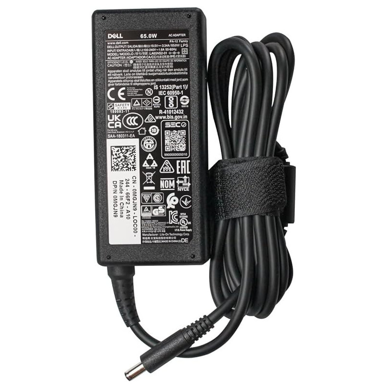 Dell Genuine Inspiron 5551 5552 5555 5558 5559 5570 5565 5567 5568 2-In-1 5575 5578 2-In-1 65W Power Adapter Charger 450-AECO 43NY4 MGJN9 G6J41