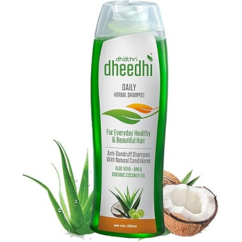 Dhathri Dheedhi Daily Herbal Anti-Dandruff Shampoo, 400 ml