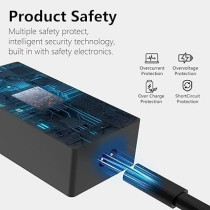 Oaomer Surface Pro Charger 65W Fit For Original Microsoft Surface Pro 9 8 7Plus 7 6 5 4 3 X Surface Laptop 6 5 4 3 2 1 Surface Go 1 2 3 Surface Book 3 2 1 1866 1796 1800 Laptop