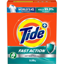 Tide Anti-Bacterial Fast Action Laundry Detergent Powder, 2.25 Kg