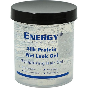 Energy Cosmetics Silk Protein Wet Look Hair Styling Cream, 453.6 Gram
