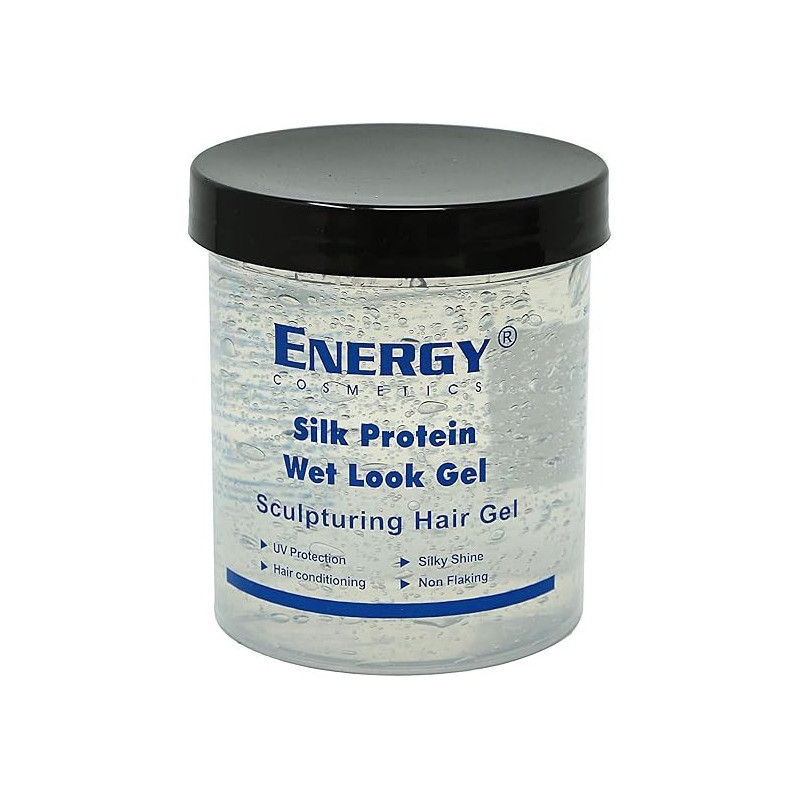 Energy Cosmetics Silk Protein Wet Look Hair Styling Cream, 453.6 Gram