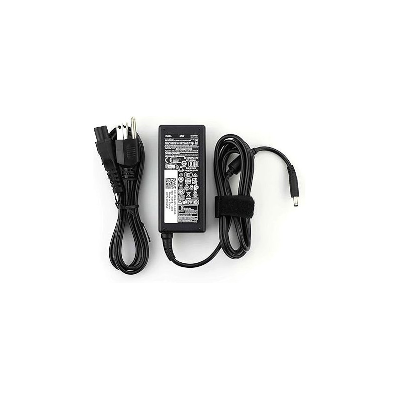Dell Inspiron Laptop Charger Genuine 65W Watt 4.5mm Tip AC Power Adapter For Inspiron 13 14 15 3000 5000 7000 Series 5558 5755 3147 7348-2 In 1 5555 5559 0G6j41 0MGJN With Power Cord