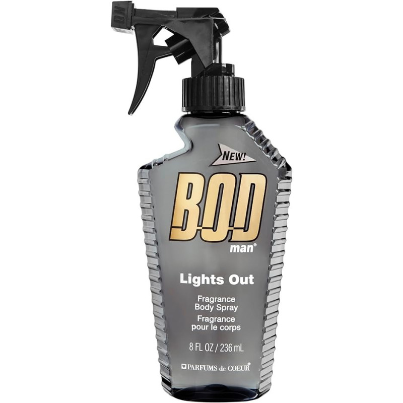 Bod Man Fragrance Body Spray For Men, Lights Out, 236 ml