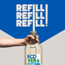 Ecover Sensitive Fabric Softener Rose And Bergamot Softens And Cares With Plant Bases Biodegradable Ingredients, 1.5 Litre