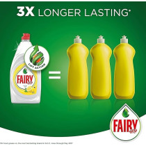 Fairy Lemon Diswashing Liquid Soap, Pack Of 2 x 750 ml