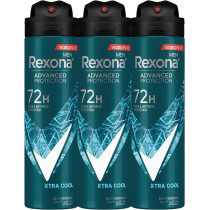 Rexona Antiperspirant Xtra Cool Deodorant Spray For Men, 150 Ml, Pack Of 3
