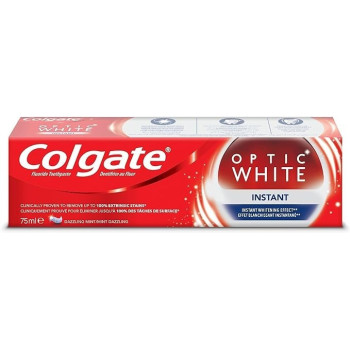 Colgate Optic White Instant Whitening Toothpaste, 75 Ml