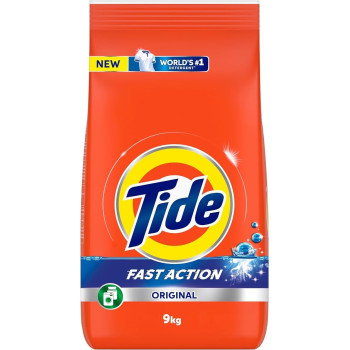 Tide Fast Action Original Laundry Detergent Powder, 9 Kg