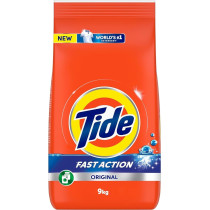 Tide Fast Action Original Laundry Detergent Powder, 9 Kg