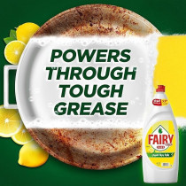 Fairy Ultra Lemon Dish Wash, Lemon Scent, 2x 600 Ml