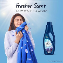 Downy Fabric Conditioner, Concentrate, Rose Garden Variant, Colour Protection, More Softness, Longer Lasting Freshness, 3L