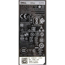 Dell Latitude 5280, 5288, 5290, 65W, Slim Power AC Adapter Charger, 450-ABFO FPC2Y JNKWD G4X7T