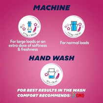 Comfort Fabric Softener Flora Soft, For Fresh And Soft Clothes, 3 Litres