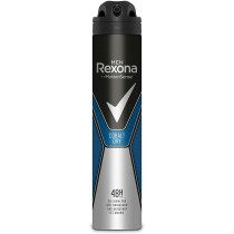 Rexona Cobalt Dry Antiperspirant Deodorant Spray, 6 x 200 Ml