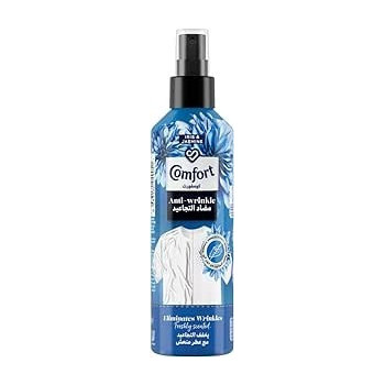 Comfort Anti-Wrinkle Spray For Clothes, Iris And Jasmine, Eliminates Wrinkles Without Iron Or Steamer And Freshly Scented, 200ml