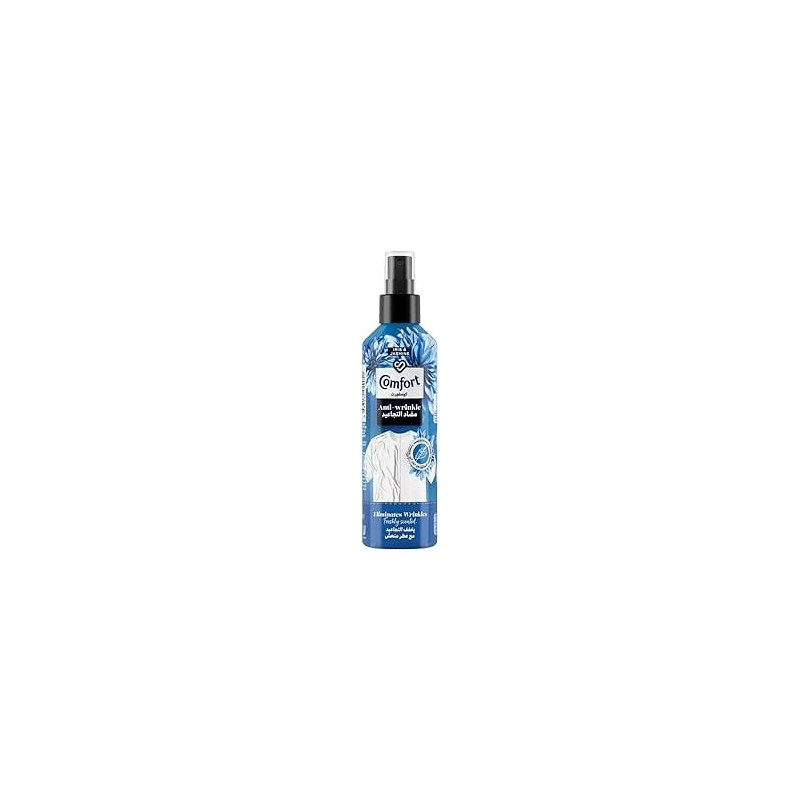 Comfort Anti-Wrinkle Spray For Clothes, Iris And Jasmine, Eliminates Wrinkles Without Iron Or Steamer And Freshly Scented, 200ml