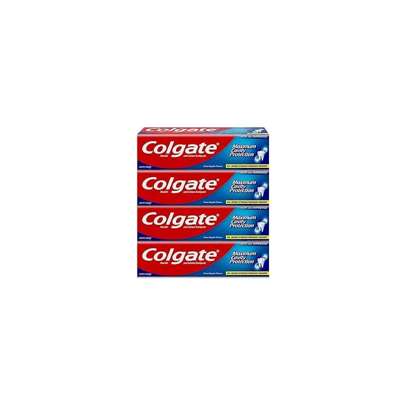 Colgate Maximum Cavity Protection Toothpaste Great Regular Flavour, 75 Ml, (4Pack)