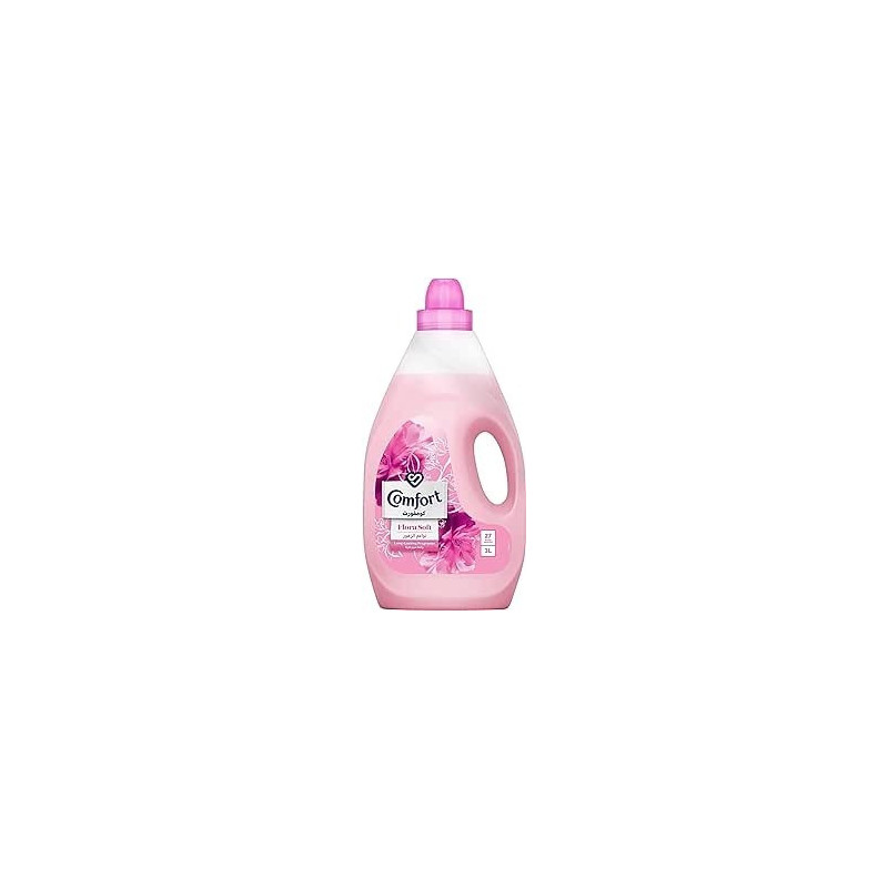 Comfort Fabric Softener Flora Soft, For Fresh And Soft Clothes, 3L