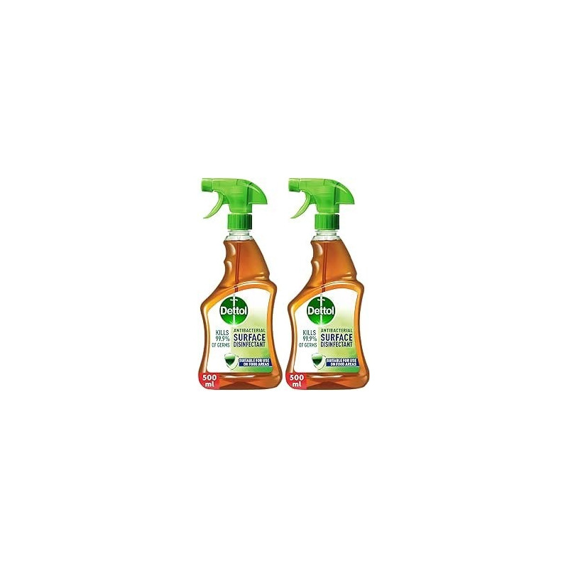Dettol Original Anti-Bacterial Surface Disinfectant Liquid Trigger, 500 Ml, Pack Of 2