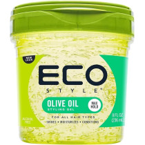 Eco Style Olive Oil Styling Gel, Unscented, Green, 236 ml
