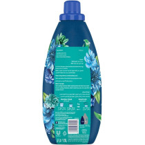 Comfort Concentrated Fabric Softener, Blue Love, With Pro-Fresh Technology For Up To 9x Fragrance, 1.5L