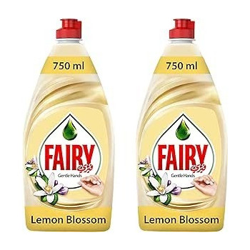 Fairy Gentle Hands, Lemon Blossom, Dishwashing Liquid Soap, Pack Of 2 x 750ml