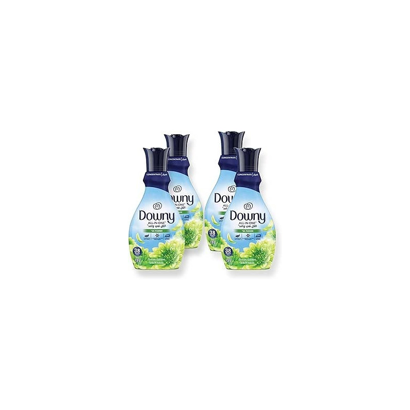Downy Concentrate Fabric Softener, Dream Garden, Pack Of 4 x 1.5 Liters